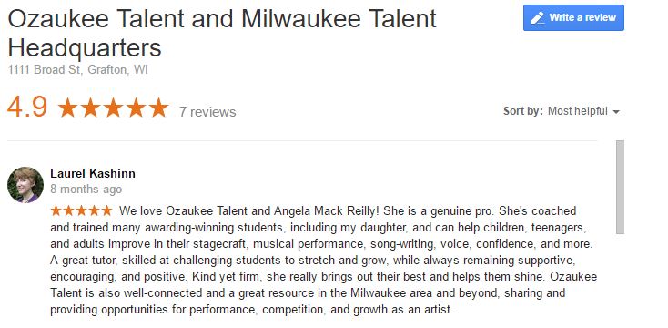 ozaukee-talent-review-laurel-elizabeth-kashinn