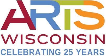 Arts Wisconsin logo celebrating 25 years