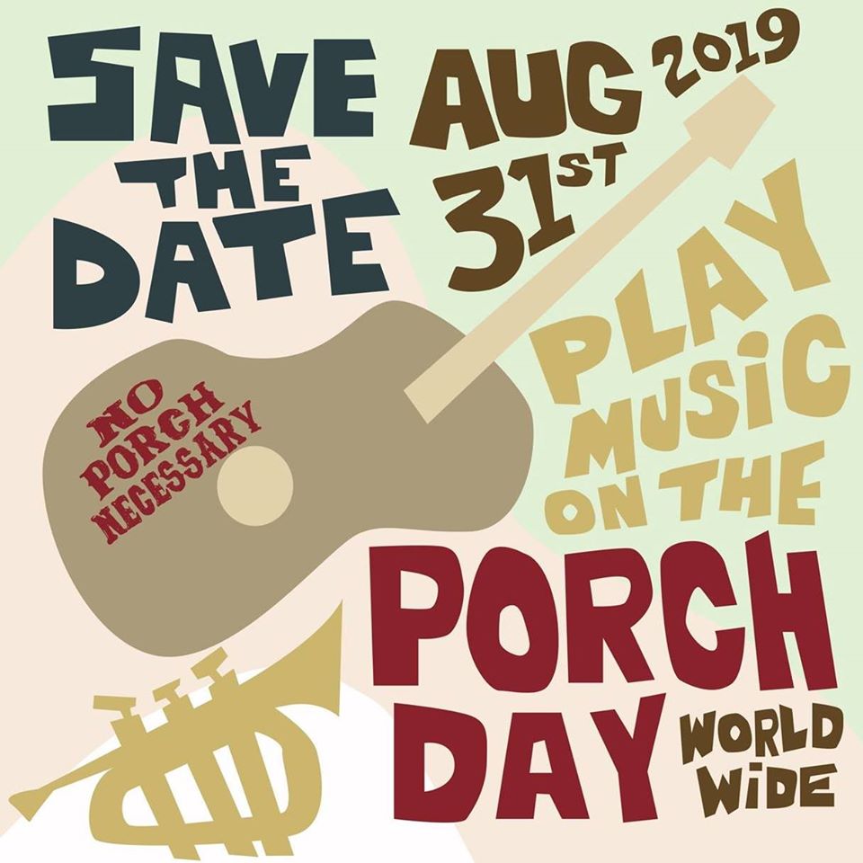 play music on the porch day