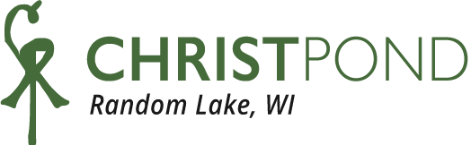 christ pond random lake logo