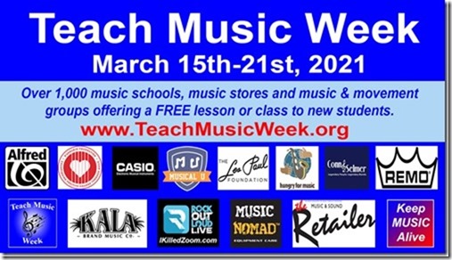 Teach Music Week flyer