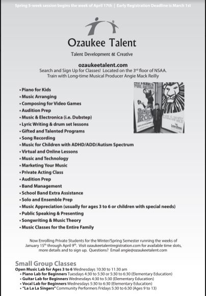 Ozaukee Talent Classes page 11